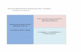 Lengua castellana y Literatura - iesrosalia.net Castelá.pdf · 1. Objetivos del área de Lengua castellana y literatura en 4º ESO ... - Circular da CIUG de 1 de outubro de 2017