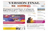 MARACAIBO, VENEZUELA - 2017.versionfinal.com.ve2017.versionfinal.com.ve/wp-content/uploads/2017/03/d3037.pdf · expresa preocupación por “cercos a la libertad”. Carlos Larrazábal,