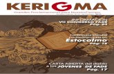 KERI MA - Presentacion de la revista Kerygma · te y claro avivamiento que traspasaba las paredes de los templos y las casas en donde se congregaban. ... El PLAZO de inscripción