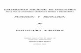 FUNDICION Y REFINACION DE. PRECIPITADOS AURIFEROScybertesis.uni.edu.pe/bitstream/uni/12956/1/cruz_bs.pdf · Diagrama de Flujo de Fundición II.-REFINACION 1.-Objetivos 2.-Instalaciones
