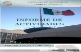 INFORME DE ACTIVIDADES - senado.gob.mx · Gobierno Federal, sindicatos, ... Honduras, para evitar la ... como combustible en maquinaria en general y vehículos marinos.
