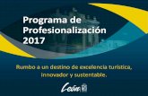Programa de Profesionalización 2017 - LEON MEXICOleon-mexico.com/media/content/presentacionprofesionalizacionfinal.pdf · Anfitriones y Embajadores Turísticos 100/100 59/40 148%