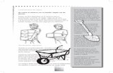Levantamiento de cargas - BVSDE Desarrollo Sostenible · Levantamiento de cargas No realice el esfuerzo con la espalda, ... utilizar un azadón manual o de rueda en dos ... Ergonomía
