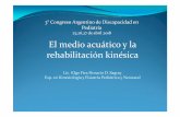 25,26,27 de abril 2018 El medio acuático y la rehabilitación kinésica · 2018-05-07 · Objetivos del trabajo en hidroterapia ... Favorecer el control postural, el equilibrio estático