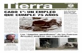 Tierra - ejercito.mde.es · Tierra Boletín informativo del Ejército español Año XX ... El empleo de cabo 1º se creó como mando intermedio para ejercer el mando de un pelotón