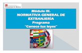 Módulo III. NORMATIVA GENERAL DE EXTRANJERÍA …web.icam.es/bucket/3_ Presentación M3 Extranjería.pdf · AUTORIZACIONES POR CIRCUNSTANCIAS EXCEPCIONALES (ARRAIGO SOCIAL, LABORAL