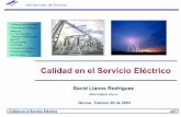 Calidad en el Servicio Eléctrico - eia.udg.eseia.udg.es/~secse/curso_calidad/curso_calidad_de_servicio_electrico... · -Componentes simétricas-Símbolos de equipos-Diagrama unifilar