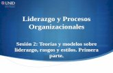 Liderazgo y Procesos Organizacionales - Mi Materia en Líneamoodle2.unid.edu.mx/.../pos/MDL/LPO/S02/LPO02_Visual.pdf · 2014-08-06 · La teoría X Y desarrollada por Douglas McGregor