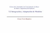 T.2 Integración y Adaptación de Modelosusers.dsic.upv.es/~jorallo/docent/master/t2.pdf · Aprender cómo evaluar modelos de aprendizaje automático Descubrir técnicas para adaptar