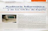 asocex.esasocex.es/wp-content/uploads/PDF/200301_28_82.pdf · Legislativo 1/1996 de 12 de abril establecen un marco jurídico de las Tecnologías de la Información. ... La auditoria,