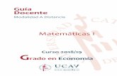 Modalidad A Distancia - ucavila.es · espacios vectoriales, representaciones, análisis matricial y de sistemas de ecuaciones. 2.1. COMPETENCIAS ... Marcellán, F., Sánchez, J. (2015).