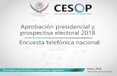 Aprobación presidencial y prospectiva electoral 2018attimes.mx/archivos/DOC-20170215-WA0001.pdf · Tasa de Rechazo: De cada 1 entrevista aceptada 4 fueron rechazadas, se generó