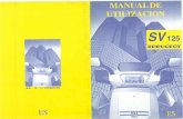 125 manual de... · Caja reductora (1) tornillo de nivel (2) ... El desmontaje de la bujía se efectua con la llave especial proporcionada. 16 Para garantizar el buen funcionamiento