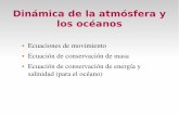 Dinámica de la atmósfera y los océanosmeteo.fisica.edu.uy/Materias/El_Sistema_Climatico/2018/Clase62018.pdf · Si bien se usó la ecuacion de estado del agua para derivar la ecuación