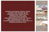 INDICADORES PARA UNA LÍNEA DE BASE QUE PERMITAN …fundacionplenitud.org/files/Indicadores para medir disponibilidad y... · Justificación para la construcción y seguimiento de