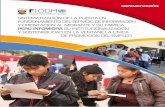 INFORMACIÓN Y ORIENTACIÓN LA VENTANILLA ÚNICA DE … DE ESTUDIO_ Peru... · Descripción de la zona 2. Grupo meta 3. ... actualmente, de los más de 3 millones de peruanos que