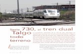 73 Tal - Fundación de los Ferrocarriles Españoles · Los trenes de la serie 730 tienes dos clases de aco-modación para los viajeros: turista y preferente. Los coches ... Cabe señalar