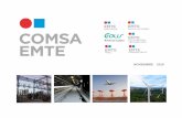 Presentación COMSA EMTE Mexico Nov 2010 - Eolis · COMSA EMTE 1 Implantación ... Obras de ferrocarril, carreteras, aeroportuarias, ... marítimas, hidráulicas, etc. como para la