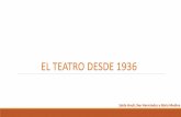 EL TEATRO DESDE 1936 - IES Can Puigvvidal:teatrodes36ikernuriamsaida.pdf · La evolución del teatro español estuvo determinada por la Guerra Civil y sus consecuencias. ... la impotencia