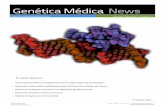 Genética Médica News - revistageneticamedica.com · • Bacterias Salmonella modificadas para eliminar las células del cáncer ... • Mutaciones responsables del síndrome de