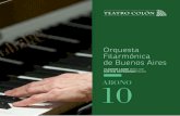 Orquesta Filarmónica de Buenos Aires - Teatro Colón OFBA Abono 10.pdf · Petersburgo en una gira por Corea del Sur, China y Japón. El presente año efectuó con la Orquesta Sinfónica