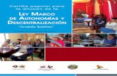 Cartilla popular para la difusión de la L MARCO AUTONOMÍAS ... · construiremos las cartas orgánicas y estatuto autonómico para la AIOC Chayanta y para el departamento de Potosí
