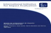 Diseño de evaluaciones de impacto: Perspectivas diversas · rigurosos, además de que ofrecen valoraciones cualitativas que pueden también contar lo ... inadvertidas o que serían