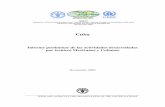 Cuba - fao.org · Informe preliminar de las actividades desarrolladas ... el impacto ambiental de las redes camaroneras durante su operación, mismas que se ... Informes semestrales