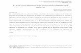 EL CONTEXTO REGIONAL DE LA EDUCACIÓN FEMENINA EN …ru.iiec.unam.mx/3392/1/003-Burgos-Osorio.pdf · división sexual del trabajo, la independencia económica, una vida libre de violencia,