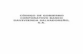 CÓDIGO DE GOBIERNO CORPORATIVO BANCO DAVIVIENDA ... · CODIGO DE GOBIERNO CORPORATIVO BANCO DAVIVIENDA SALVADOREÑO, S.A. Código: MN-042/12-CEO Fecha: OCTUBRE/2018 Versión: 03