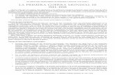 LA PRIMERA GUERRA MUNDIAL III 1914-1918 - iesjorgejuan.esiesjorgejuan.es/sites/default/files/apuntes/geografiaehistoria... · LA PRIMERA GUERRA MUNDIAL III. 1914-1918 LA PRIMERA GUERRA