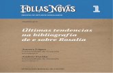 Últimas tendencias na bibliografía de e sobre Rosalíafollasnovas.rosalia.gal/wp-content/uploads/2017/03/FollasNovas-1... · deita a aproximación ao estudo científico de Rosalía