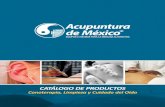 CONOTERAPIA - Acupuntura de México · catÁlogo de productos conoterapia equipos e insumos para la medicina alternativa acupuntura de méxico r