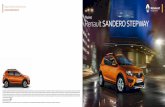 Nuevo Renault SANDERO StEpwAy - Autos-Industria contiene ... · El Nuevo Sandero Stepway ofrece el motor K4M Hi-Torque 1.6 litros de 16 válvulas y 105 cv. Dentro del motor permite