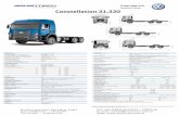 Camiones y Buses Constellation 31 - Truck Noa · PBTC (Combinado) / CMT (Tracción) carga útil + Carroceria - (PBT) Aire, tambor en las ruedas delanteras y traseras, ABS + EBD ATC