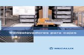 automático para cajas o bandejas que integra · 2016-08-09 · miniload está constituido por pasillos ... aprovechamiento de volumen así como una gran agilidad de extracción e