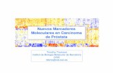 Nuevos Marcadores Moleculares en Carcinoma de Próstata · Nuevos Marcadores Moleculares en Carcinoma de Próstata Timothy Thomson Institut de Biologia Molecular de Barcelona CSIC