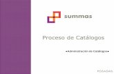 Proceso de Catálogos - CONECTUMconectum.com.mx/SUMMAS/InfoProveedores/Guia_Proveedores_Catalogos... · Administración de Catálogos de Ariba Roles y Responsabilidades. • Administración