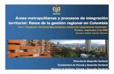 Gustavo Adolfo Carrión Barrero - amco.gov.coamco.gov.co/Gaceta/Ponencia Ministerio de Ambiente, Vivienda y... · República de Colombia Áreas metropolitanas y procesos de integración