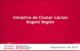 Iniciativa de Cluster Lácteo Bogotá Regiónredclustercolombia.com/...LACTEO----WEBINAR-REDCLUSTER-11-09-2015.pdf · Bogotá - CCB Tiendas de barrio ... 2015 Mayo a Agosto Reuniones