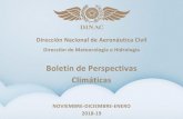 Boletín de Perspectivas Climáticas - pilcomayo.net · BOLETÍN DE PERSPECTIVAS CLIMÁTICAS 3 Condiciones oceánicas Persiste el calentamiento en las aguas del océano Pacífico