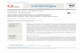 Colombianade Cardiología - scielo.org.co · Radhakrishnan, en su publicación ‘‘Cardio-renal syndrome ... renal10. Tipo renal 2 o síndrome cardiorrenal crónico Reeja el deterioro