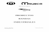 PRODUCTOS BANDAS INDUSTRIALES - maurca.com.mxmaurca.com.mx/Docs/Lista de precios P. Bandas Industriales MA-T1211... · secciones a, b, c, d y e. banda precio banda precio banda precio