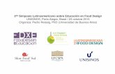 LQ X do Simposio Latinoamericano sobre Educación en Food ... · Haverá uma apresentação abrangente sobre a estado da arte em FDE, seguido de breves apresentações por cada participante