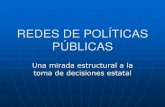 REDES DE POLÍTICAS PÚBLICAS - Iniciosaludpublicavirtual.udea.edu.co/cvsp/politicaspublicas/...redes.pdf · Las redes son estructuras de interdependencia que involucran a múltiples