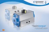 El nuevo actuador neumático Power/Air Power TWIN TORQUE... · Sellos: NBR (Perbunan) Rodamientos: Plastico, POM ... APBD - 400 3256 4069 4883 5697 6511 7325 8139 8953 9767 11394