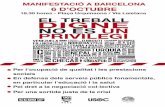 MANIFESTACIÓ A BARCELONA 6 D’OCTUBRE · Per l’ocupació de qualitat i les prestacions socials En defensa dels serveis públics fonamentals, en particular l’educació i la salut