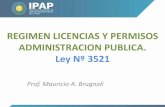 REGIMEN LICENCIAS Y PERMISOS ADMINISTRACION …ipap.chaco.gov.ar/uploads/publicacion/46bc999860a902784ebf08a0b1e4... · El estado de gravidez será certificado por autoridad médica