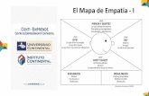 El Mapa de Empatía - Irepositorio.continental.edu.pe/...UC_CEM_PO_23-ene-2016_09h57m27s.pdf · El Mapa de Empatía - I. Design Thinking Creado por: El Mapa de Empatía ¿Cuál es