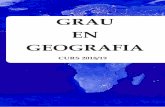 GRAU EN GEOGRAFIA - ub.edu · 362297 Geomorfologia Obligatòria 6 ECTS Codi Segon semestre Tipus Crèdits 362295 SIG i teledetecció Bàsica 6 ECTS 362308 Tècniques quantitatives